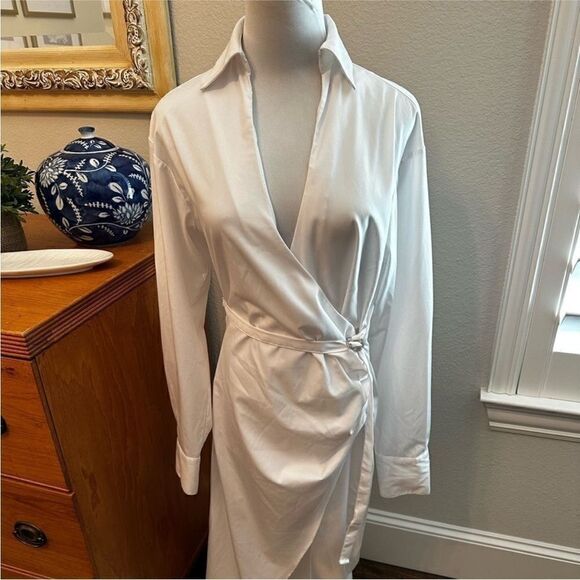 NWT Naked Wardrobe WHITE LONG SLEEVE-S7 - Picture 4 of 8